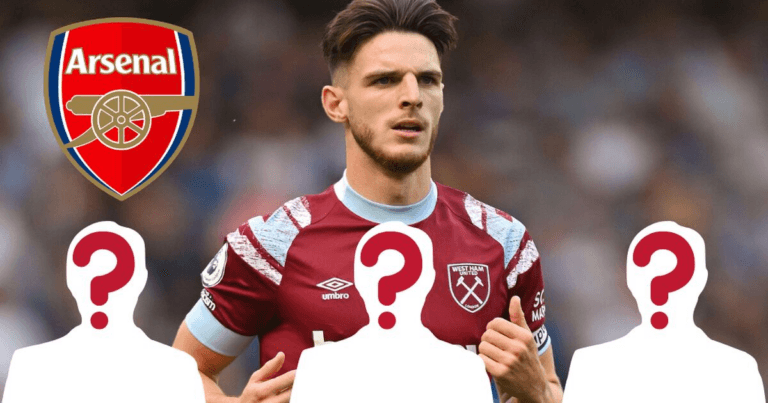 Revealed: The three Arsenal players West Ham want in exchange for Declan Rice