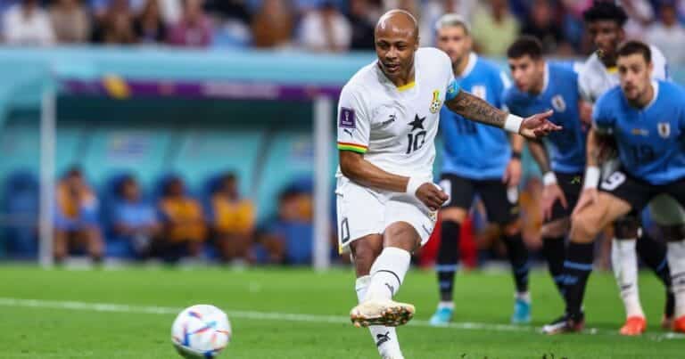 Andre Ayew’s half-time substitution vs Uruguay came after daughter’s collapse due to penalty miss
