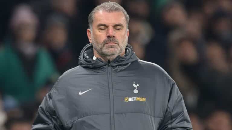 ‘No it ain’t’: Man United lifting FA Cup ‘not on same planet’ as Spurs winning Europa League, says Postecoglou