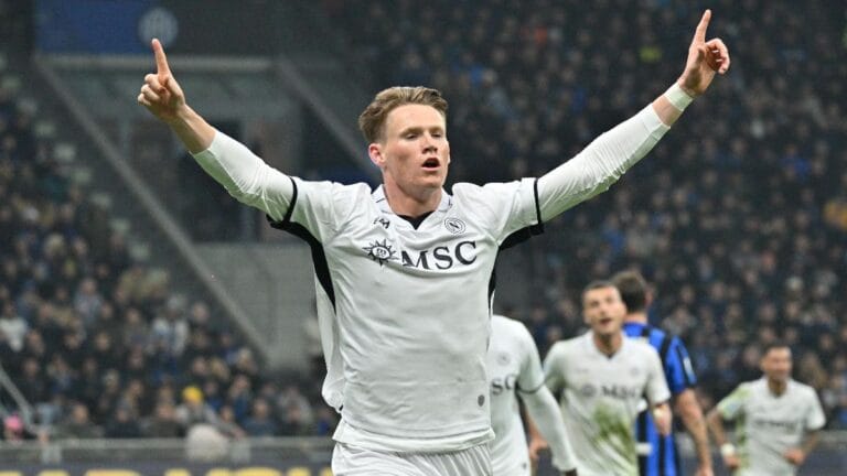 Conte hails McTominay for making a ‘big difference’ as Napoli lead Serie A title race