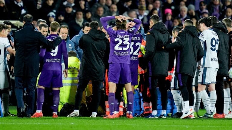 Fiorentina vs Inter Milan abandonded after Edoardo Bove collapses