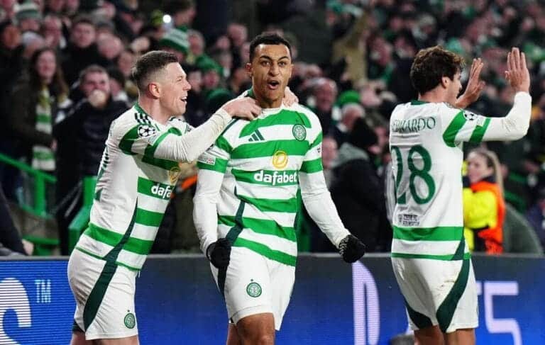 Watch as one young Celtic fan leads a chant for Young Boys supporters after Champions League clash