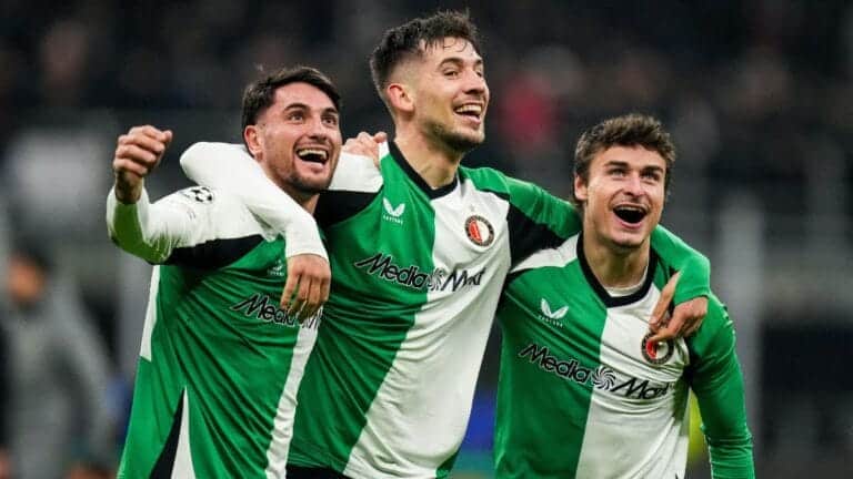 Champions League play-offs: Club Brugge dump out Atalanta, Benfica win Monaco thriller after Feyenoord shock AC Milan