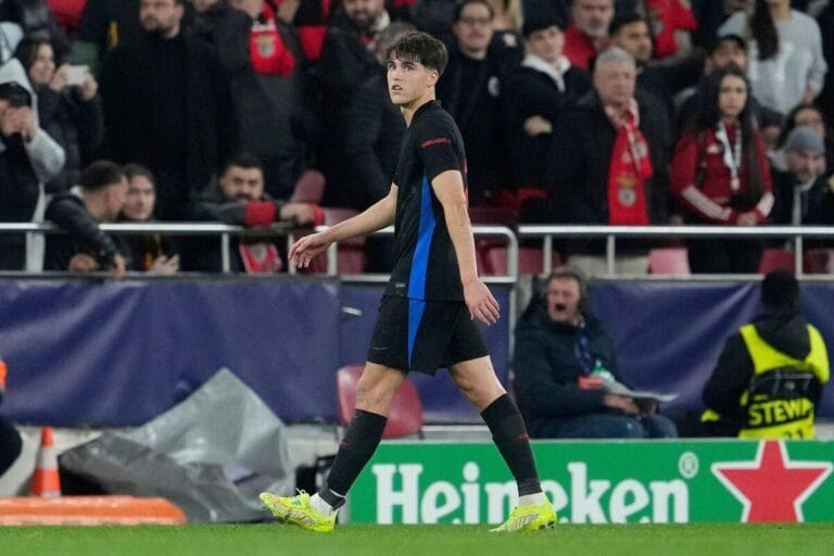 Benfica vs Barcelona: Visitors face uphill task as Cubarsi dismissed in Lisbon