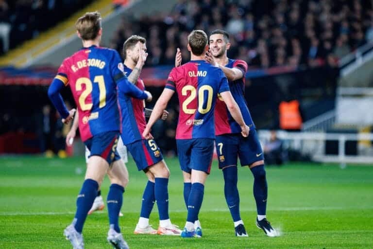 Barcelona 3-0 Osasuna: Barca move three points clear after comfortable win in rearranged fixture