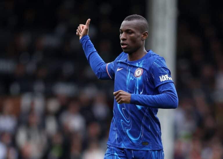 Jackson scores first goal of 2025 to give Chelsea lead over Everton