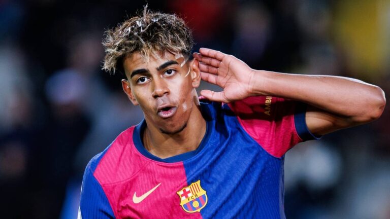 Joan Laporta giving Lamine Yamal contract ‘special treatment’ with Barcelona star poised to take iconic No.10 shirt