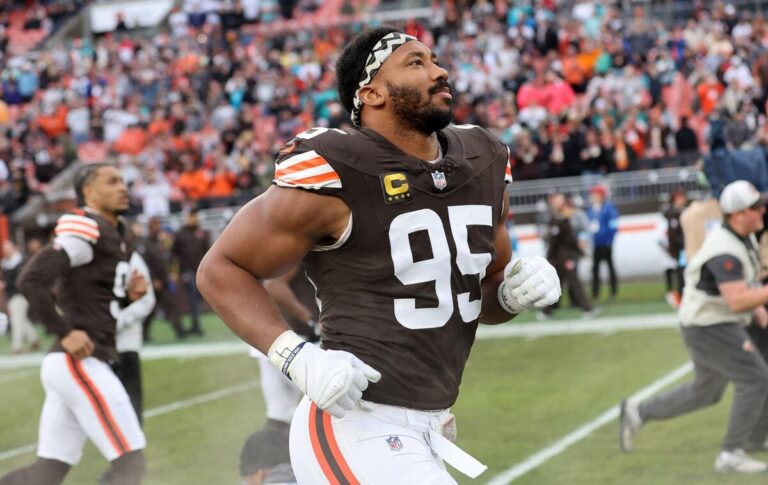 NFL: 2023 Defensive Player Of The Year Myles Garrett Requests Trade