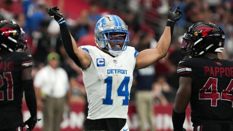 St. Brown happy with Lions win but admits improvement is needed