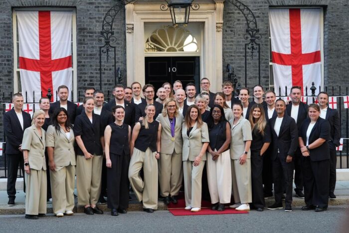 Lionesses enjoy Downing Street reception after European success